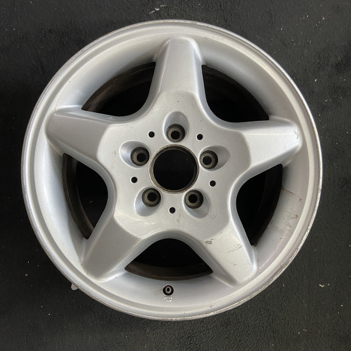 16" MERCEDES ML-CLASS 98 163 Type; , 16x8 Original OEM Wheel Rim - Angle View