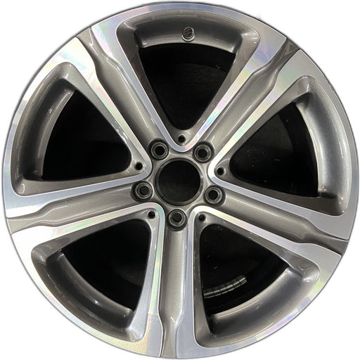 18" MERCEDES GLC-CLASS 16 , 18x8 , straight spokes Original OEM Wheel Rim - Front View