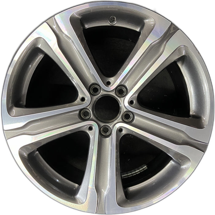 18" MERCEDES GLC-CLASS 16 , 18x8 , straight spokes Original OEM Wheel Rim - Front View