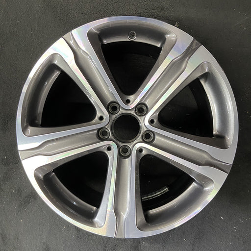 18" MERCEDES GLC-CLASS 16 , 18x8 , straight spokes Original OEM Wheel Rim - Angle View