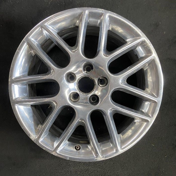 18" MUSTANG 12 18x8 aluminum TPMS 14 spoke 7 split spokes polished Original OEM Wheel Rim