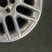 18" MUSTANG 12 18x8 aluminum TPMS 14 spoke 7 split spokes polished Original OEM - Back View