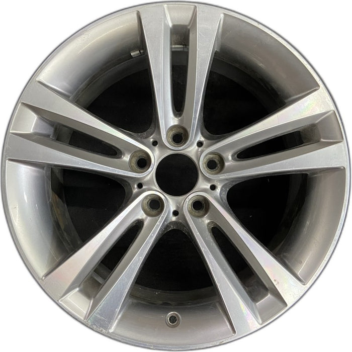 18" BMW 430i 20 18x8 5 spoke double spoke flared spoke Original OEM Wheel Rim - Front View