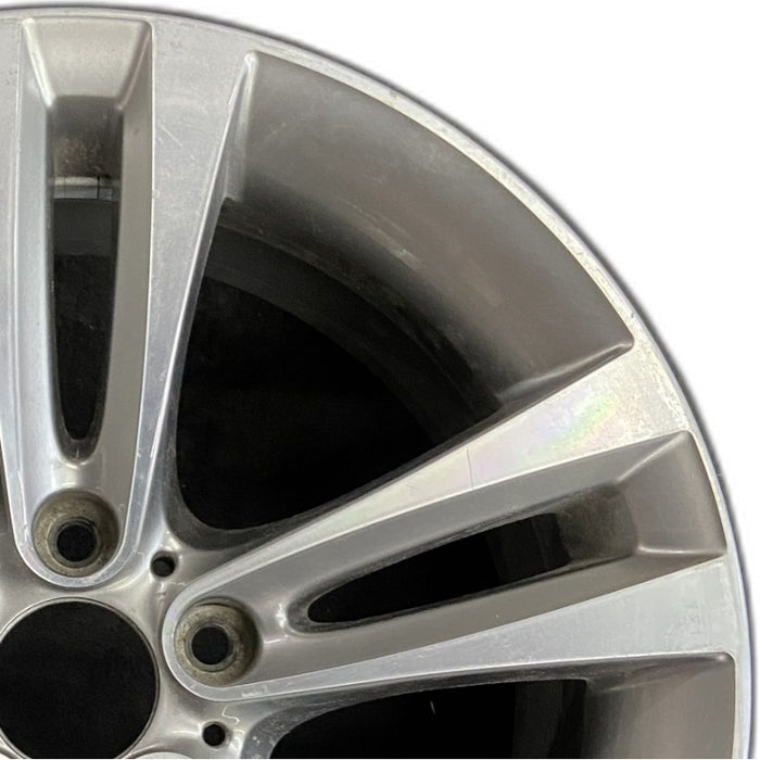 18" BMW 430i 20 18x8 5 spoke double spoke flared spoke Original OEM Wheel Rim - Side Profile