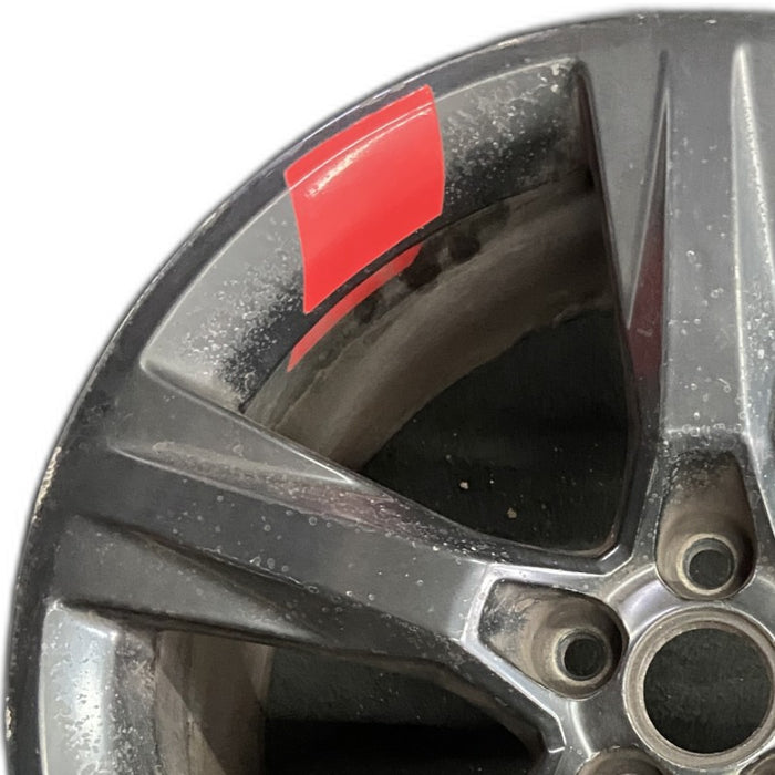 20" CAMARO 16-17 20x9.5 5 solid spoke black Original OEM Wheel Rim - Angle View