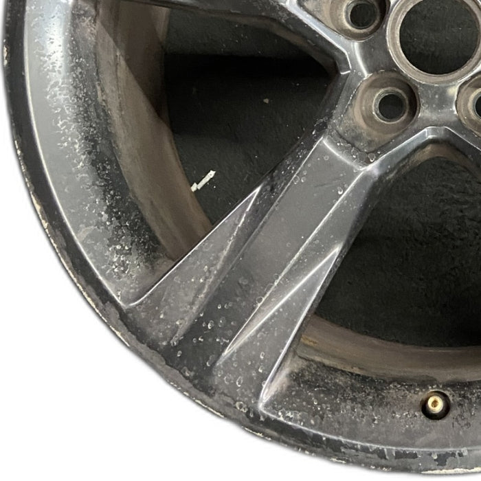 20" CAMARO 16-17 20x9.5 5 solid spoke black Original OEM Wheel Rim - Back View
