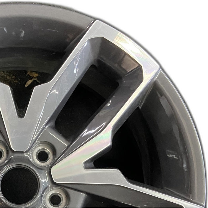 20" WRANGLER 24 20x8 5 spoke open spoke opt WRA Original OEM Wheel Rim - Side Profile