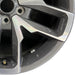 20" WRANGLER 24 20x8 5 spoke open spoke opt WRA Original OEM Wheel Rim - Close-Up Detail