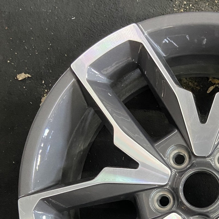 20" WRANGLER 24 20x8 5 spoke open spoke opt WRA Original OEM Wheel Rim - Side Profile