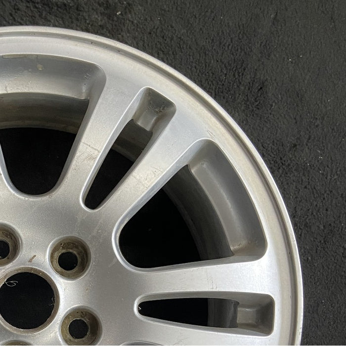 17" S TYPE 03 alloy from VIN M45255 17x7.5 6 twin spokes Original OEM Wheel Rim - Close-Up Detail