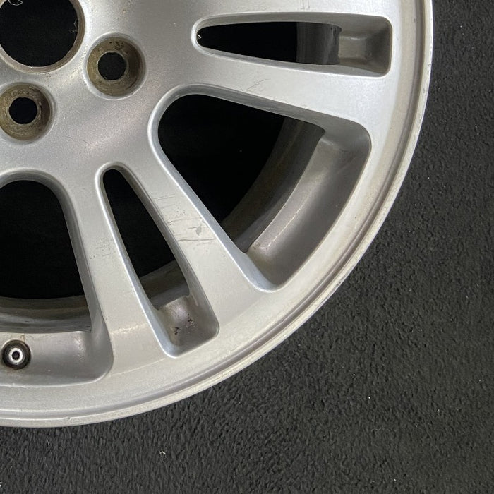 17" S TYPE 03 alloy from VIN M45255 17x7.5 6 twin spokes Original OEM Wheel Rim - Back View