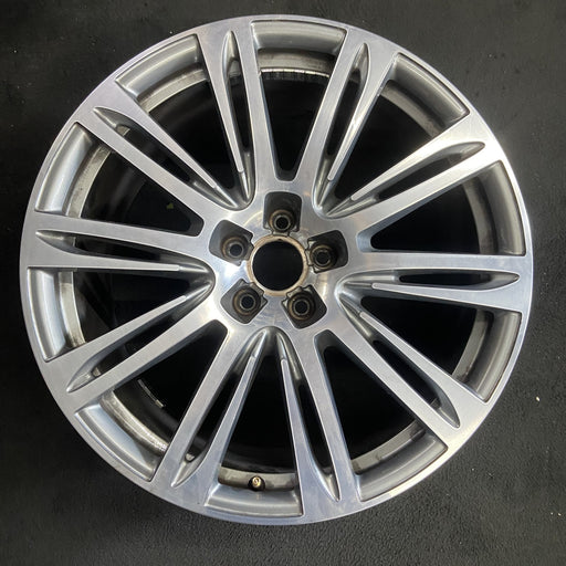 20" AUDI A7 16-18 20x9 , 10 double spoke, straight spoke Original OEM Wheel Rim - Angle View