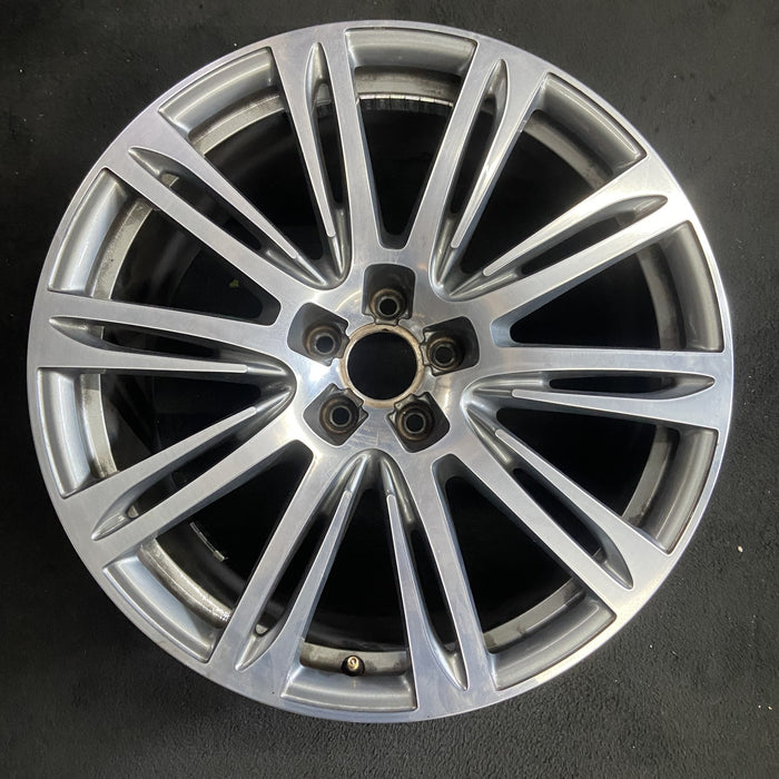 20" AUDI A7 16-18 20x9 , 10 double spoke, straight spoke Original OEM Wheel Rim - Angle View