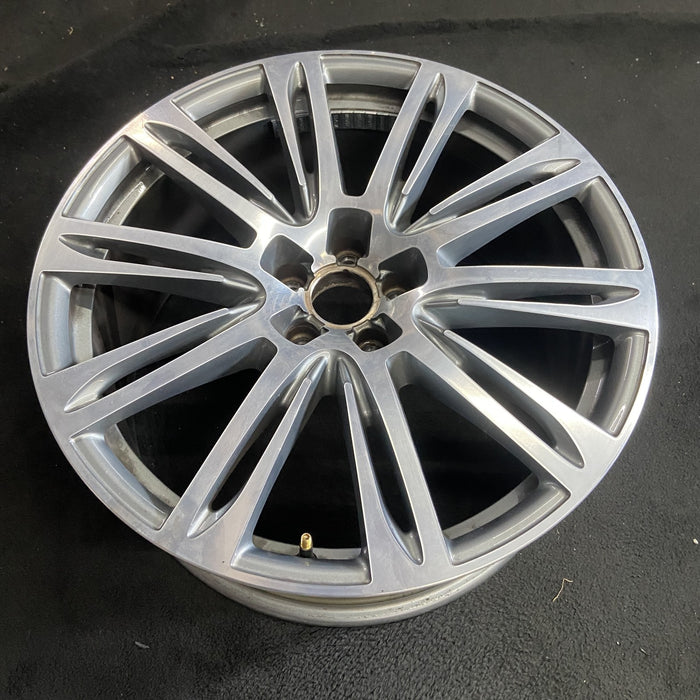 20" AUDI A7 16-18 20x9 , 10 double spoke, straight spoke Original OEM Wheel Rim - Side Profile
