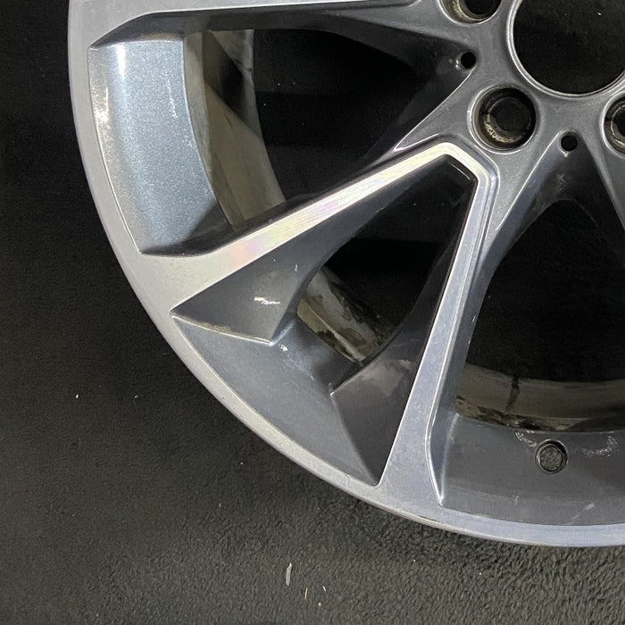 19" BMW X5 14-18 19x9 alloy 5 spoke V spoke narrow spoke Original OEM Wheel Rim - Additional View