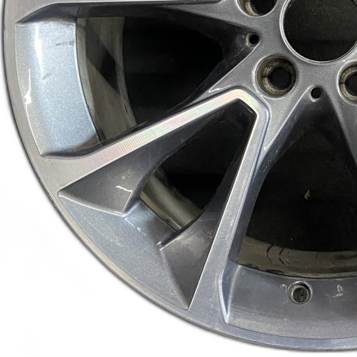19" BMW X5 14-18 19x9 alloy 5 spoke V spoke narrow spoke Original OEM Wheel Rim - Back View