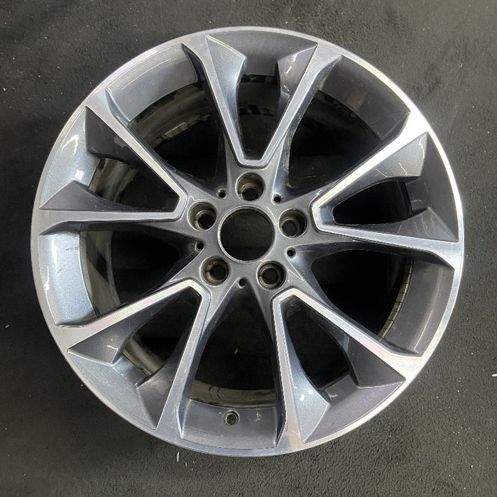 19" BMW X5 14-18 19x9 alloy 5 spoke V spoke narrow spoke Original OEM Wheel Rim - Additional View