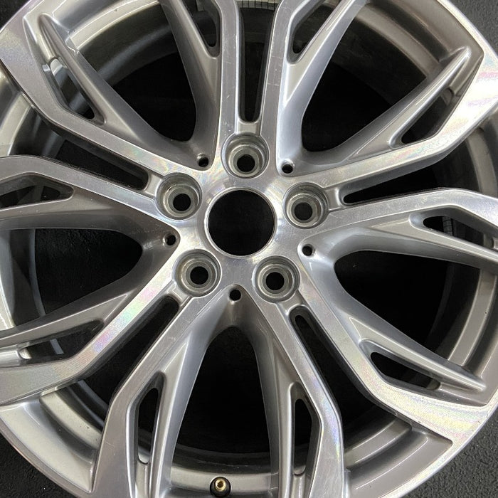 18" BMW X1 16-17 18x7.5 alloy 5 spoke open Y spoke gray Original OEM Wheel Rim