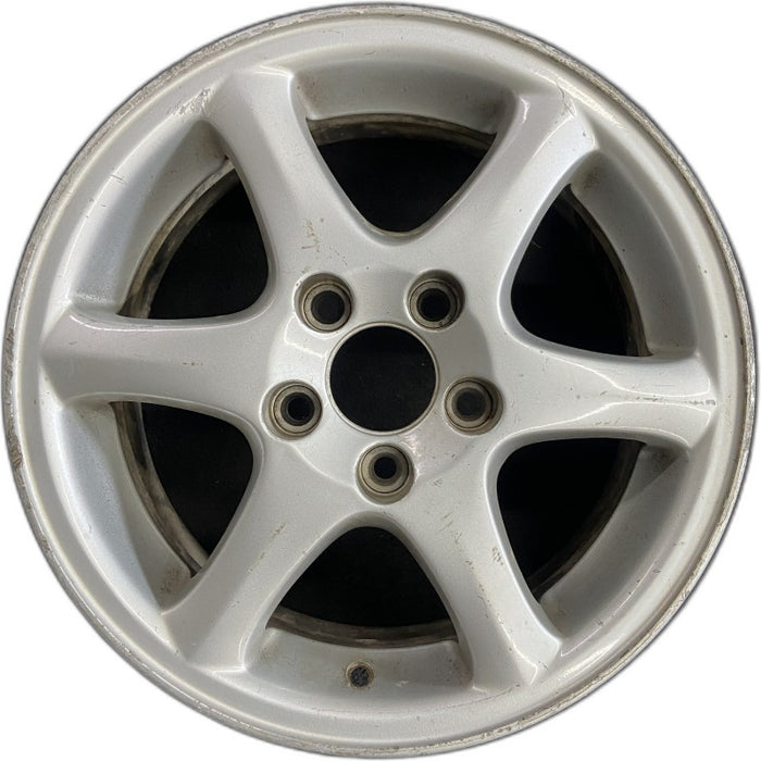 16" VOLVO 70 SERIES 98-99 16x6.5 alloy 6 spoke Original OEM Wheel Rim - Front View