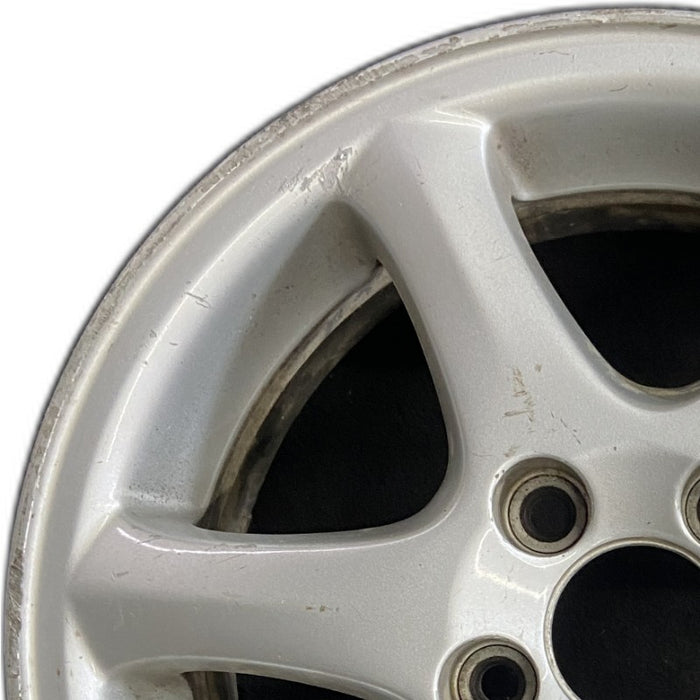 16" VOLVO 70 SERIES 98-99 16x6.5 alloy 6 spoke Original OEM Wheel Rim - Angle View