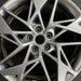 19" GV70 22-24 19x8 alloy twisted spoke Original OEM Wheel Rim - Angle View
