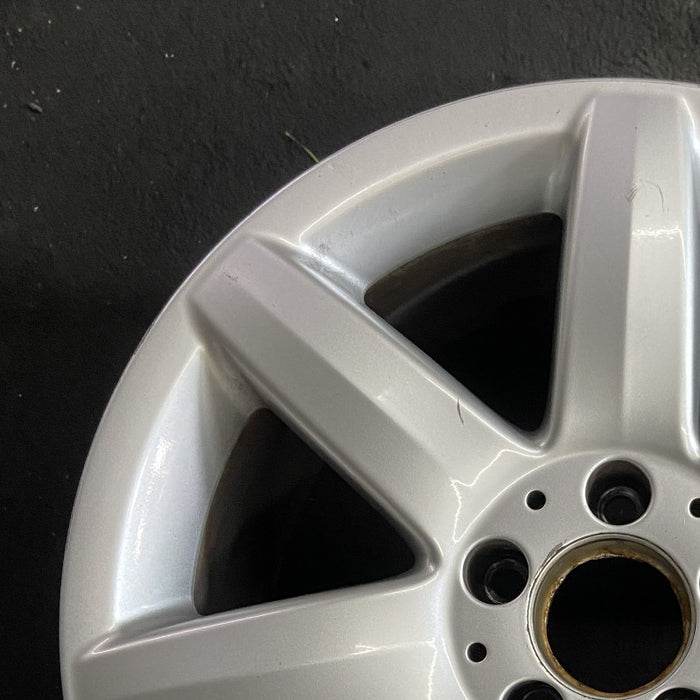 17" MERCEDES S-CLASS 03 230 Type; SL500 17x8.5 7 spoke Original OEM Wheel Rim - Side Profile