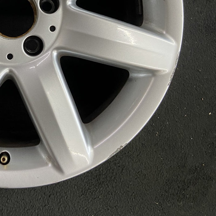 17" MERCEDES S-CLASS 03 230 Type; SL500 17x8.5 7 spoke Original OEM Wheel Rim - Back View