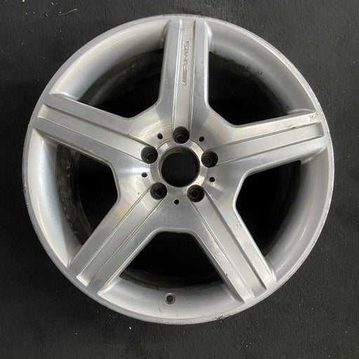 19" MERCEDES S-CLASS 07 221 Type; S550 19x9.5 5 spoke Original OEM Wheel Rim - Front View