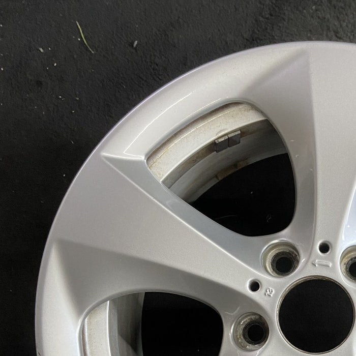 17" BMW X3 11-17 17x8 alloy 5 spoke L. Original OEM Wheel Rim - Side Profile