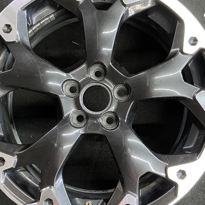 17" SUBARU XV CROSSTREK 21 17x7 alloy machined face dark gray  pockets outer machined Original OEM Wheel Rim