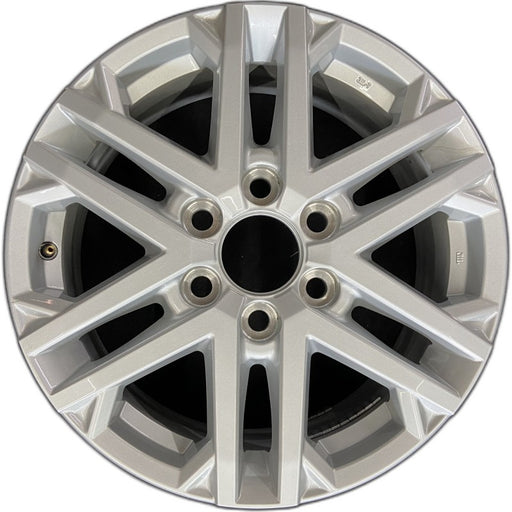 18" SEQUOIA 23-24 18x7.5 6 double spoke silver Original OEM Wheel Rim - Front View