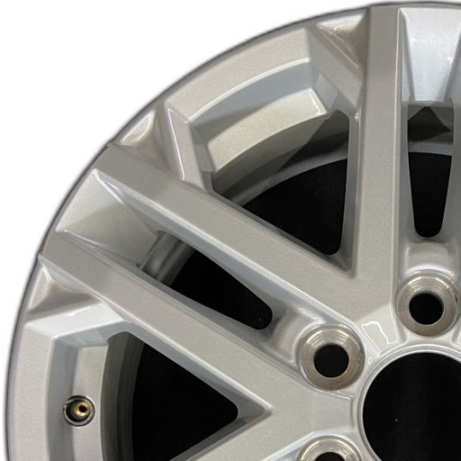 18" SEQUOIA 23-24 18x7.5 6 double spoke silver Original OEM Wheel Rim - Angle View