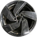 18" GOLF GTI 22-23 18x7.5, silver black Original OEM Wheel Rim - Front View