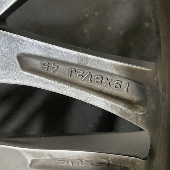 19" LEXUS IS500 22 19x8-1/2 alloy 10 spoke Original OEM Wheel Rim
