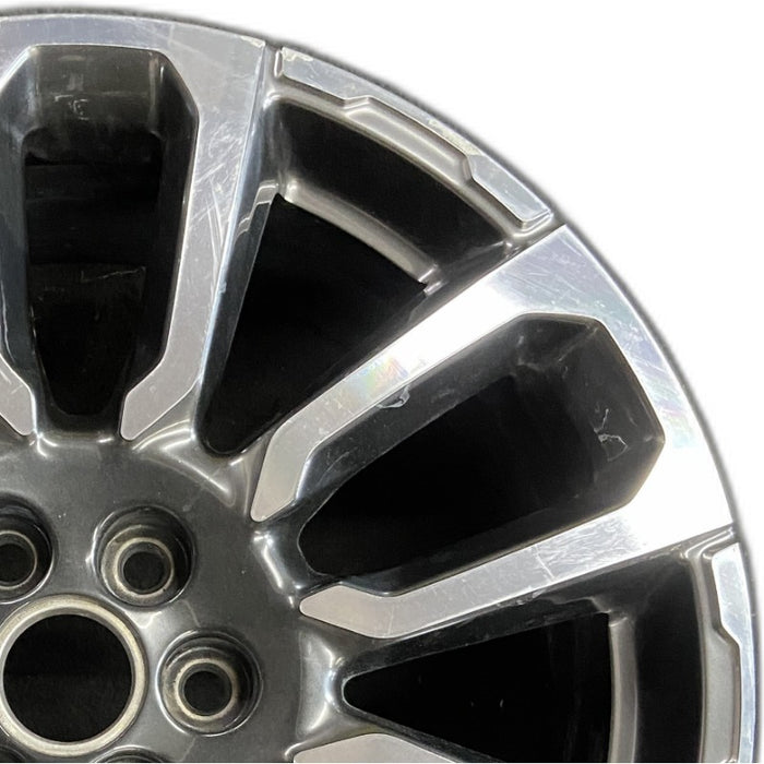 20" ACADIA 20-21 20x8 6 spoke double spoke opt SUE Original OEM Wheel Rim - Side Profile