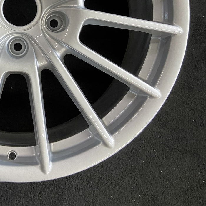 20" PORSCHE PANAMERA 10-16 alloy 20x9.5 15 spoke magnesium finish Original OEM - Back View