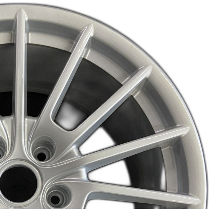20" PORSCHE PANAMERA 10-13 alloy 20x11.5 15 spoke magnesium finish Original OEM Wheel Rim