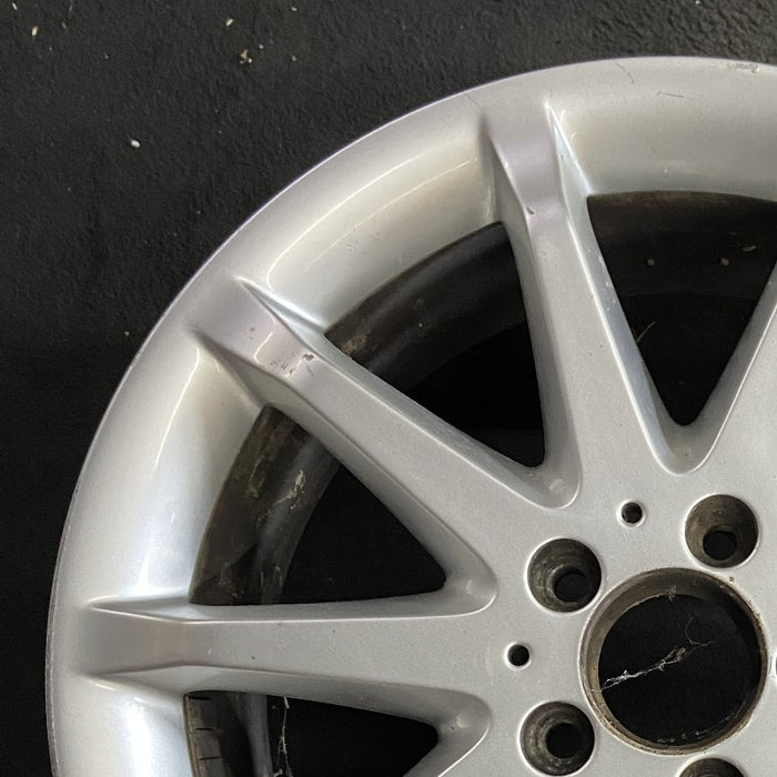18" MERCEDES R-CLASS 06 251 Type; R350 18x8 10 spoke Original OEM Wheel Rim - Side Profile
