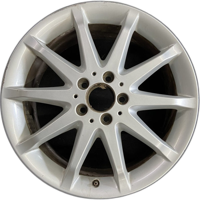 18" MERCEDES R-CLASS 06 251 Type; R350 18x8 10 spoke Original OEM Wheel Rim - Front View