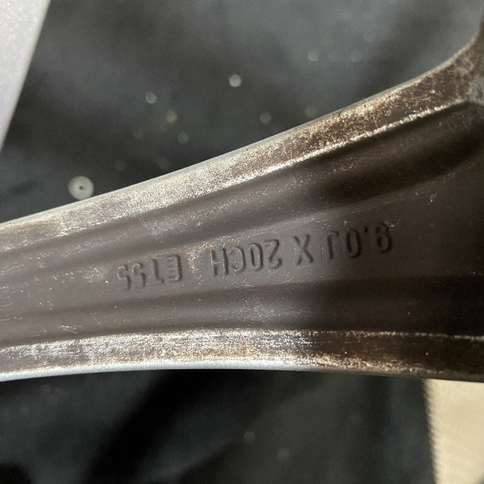 20" JAGUAR F TYPE 14-17 20x9 alloy 6 split spoke silver Original OEM Wheel Rim