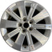 18" EQUINOX 10 18x7 10 spoke aluminum opt Q6D Original OEM Wheel Rim - Front View