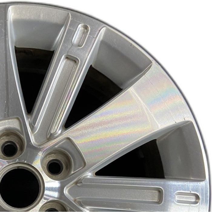 18" EQUINOX 10 18x7 10 spoke aluminum opt Q6D Original OEM Wheel Rim - Side Profile