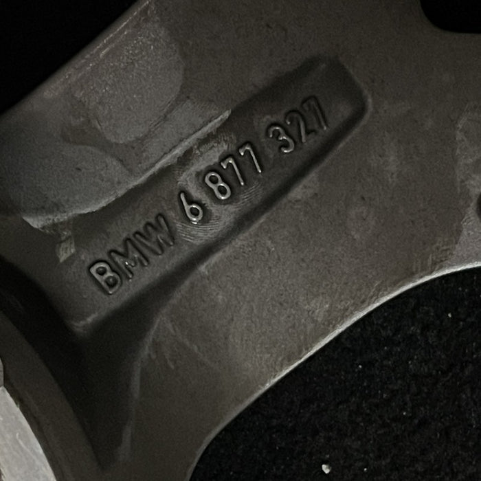 19" BMW X3 20 19x7-1/2 alloy frt or rear 5 spoke Y spoke design  dark gray Original OEM Wheel Rim