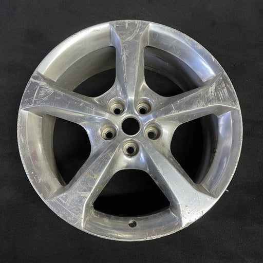 20" CAMARO 13 20x8 frt 5 spoke polished opt RUY Original OEM Wheel Rim - Front View