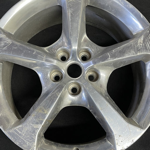 20" CAMARO 13 20x8 frt 5 spoke polished opt RUY Original OEM Wheel Rim - Angle View