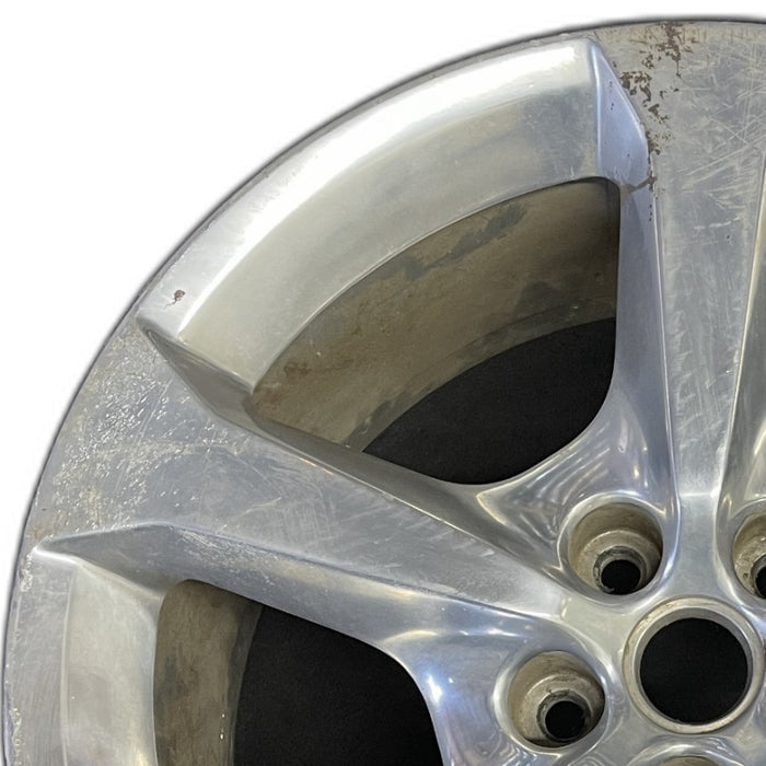 20" CAMARO 13 20x8 frt 5 spoke polished opt RUY Original OEM Wheel Rim - Angle View