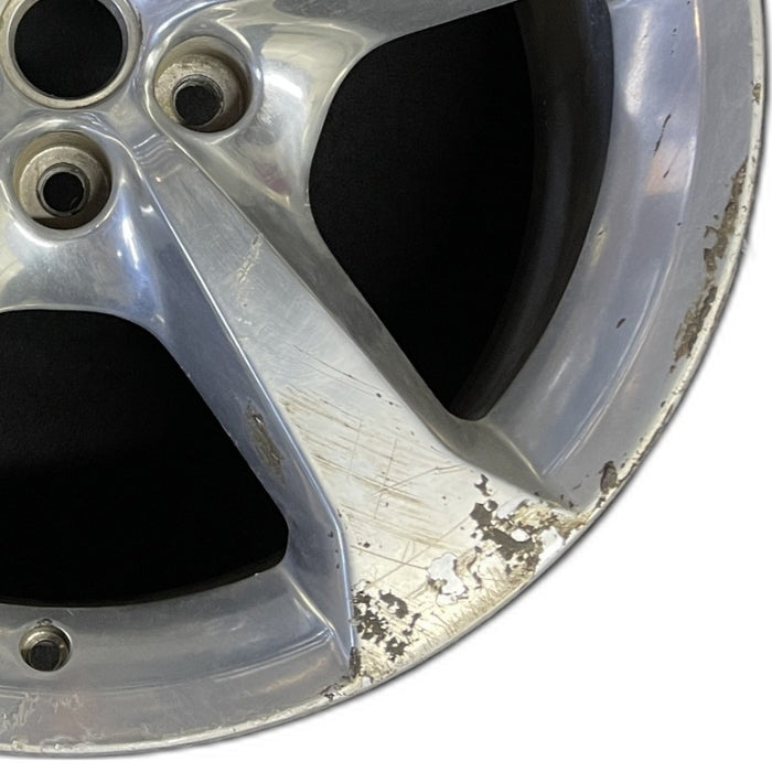 20" CAMARO 13 20x8 frt 5 spoke polished opt RUY Original OEM Wheel Rim - Close-Up Detail
