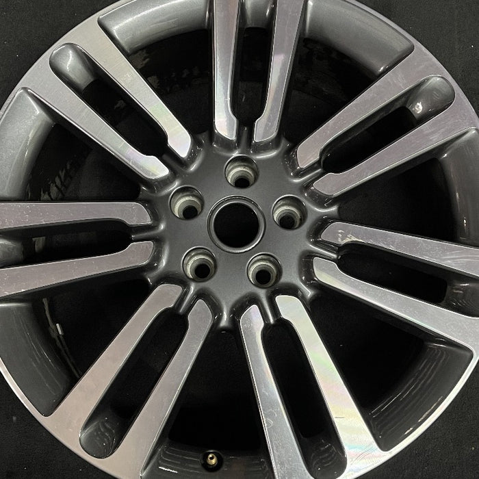 21" RANGE ROVER 22 21x8.5 7 spoke Original OEM Wheel Rim - Angle View