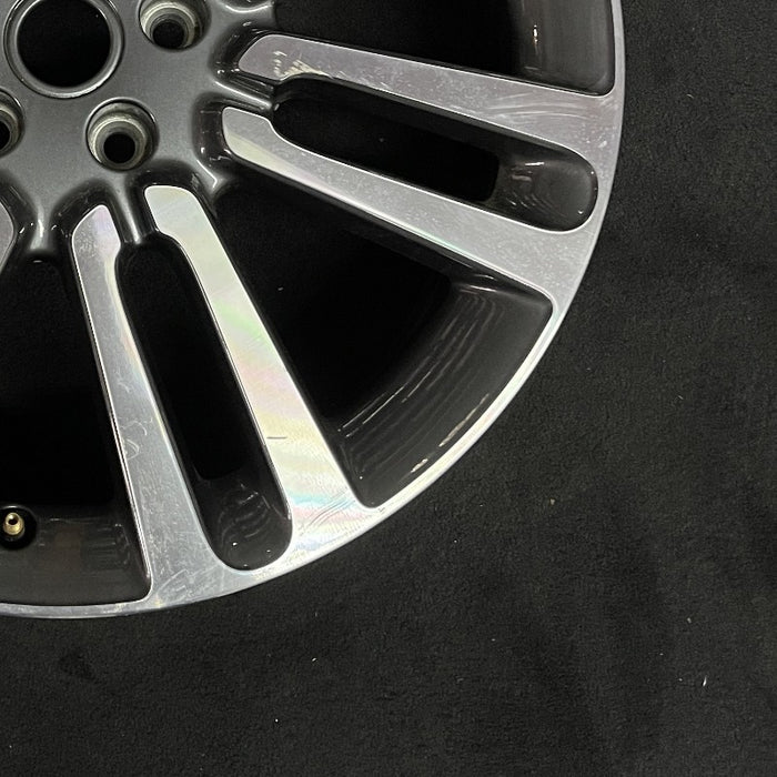 21" RANGE ROVER 22 21x8.5 7 spoke Original OEM Wheel Rim - Back View