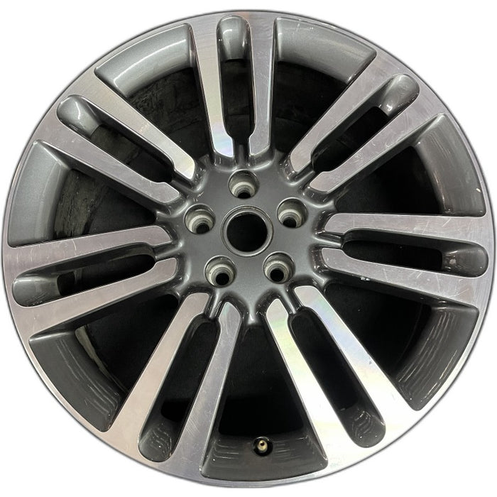21" RANGE ROVER 22 21x8.5 7 spoke Original OEM Wheel Rim - Front View